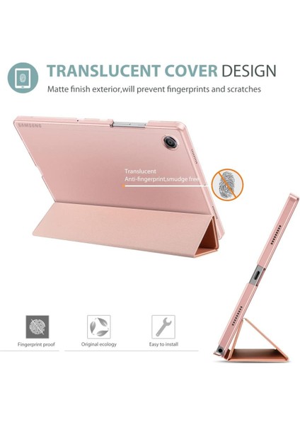 Samsung Galaxy Tab A7 Lite T220 T225 T227 Kılıf New Pu Deri Smart Standlı Case