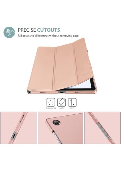 Samsung Galaxy Tab A7 Lite T220 T225 T227 Kılıf New Pu Deri Smart Standlı Case