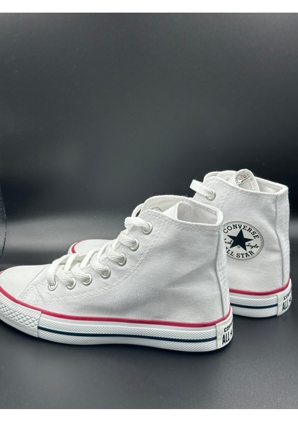 Unisex Beyaz Bilekli Uzun Boğazlı Spor Ayakkabı - Sneaker Convers fiyatları