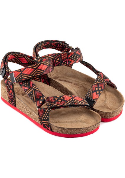 Tengri Deri Günlük Kadın Sandalet