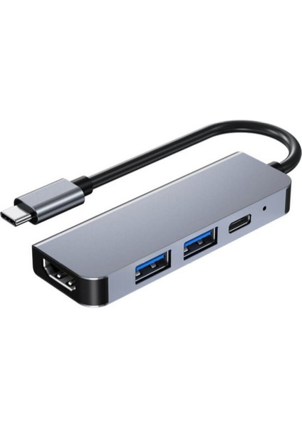 USB Type C To 4K 30hz HDMI Kablosu Usb3 0 Usb2 0 Pd 87W Çevirici Dönüştürücü Kablo