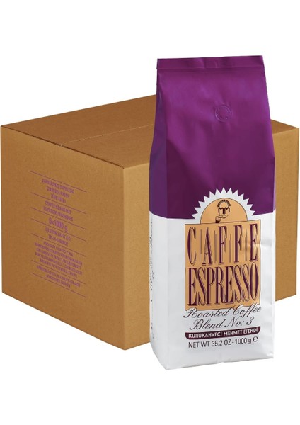 Kurukahveci Caffe Espresso Blend 1 kg No: 3