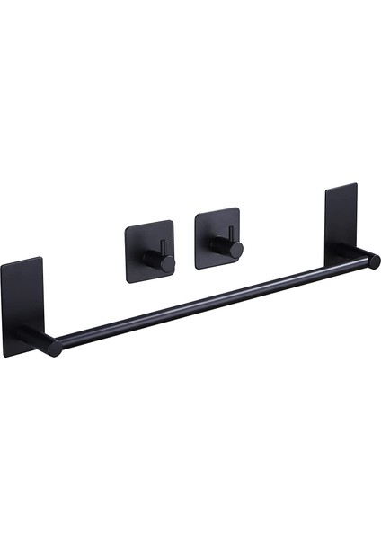 Paslanmaz Çelik Havluluk & 2 Adet Bornoz Askısı - 45CM Havluluk Havlu Askısı Takım Düzenleyici Askı indirimleri