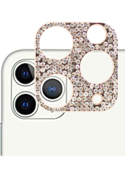 Iphone 11 Pro Kamera Koruyucu Lens Diamond Taş Işlemeli