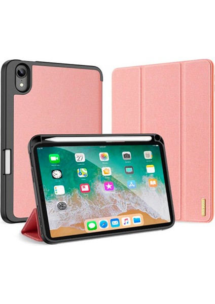 Dux Ducis iPad Mini 6 (2021) Kılıf Kalem Bölmeli Standlı Domo Series modelleri