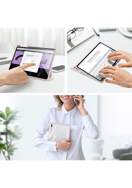 Dux Ducis Sm Galaxy Tab S8 PLUS(X800-X806) S7 Fe (T730-T736B) S7 PLUS(T970-T976B) Kılıf Toby Series