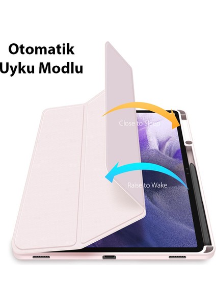 Dux Ducis Sm Galaxy Tab S8 PLUS(X800-X806) S7 Fe (T730-T736B) S7 PLUS(T970-T976B) Kılıf Toby Series