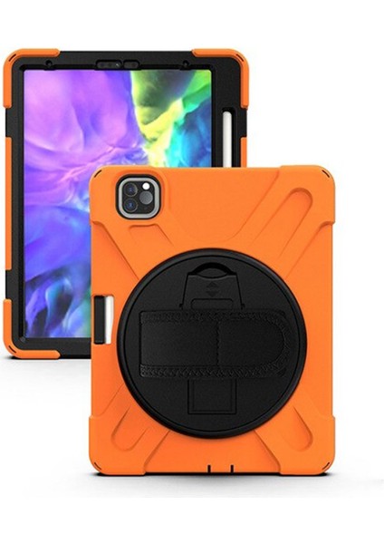 iPad Air 4. Nesil 10.9 Kılıf Shockproof 3 Katmanlı Standlı Zırh Kılıf Kalem Yerli fiyatları