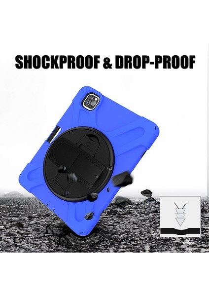 iPad Air 4. Nesil 10.9 Kılıf Shockproof 3 Katmanlı Standlı Zırh Kılıf Kalem Yerli fırsatları