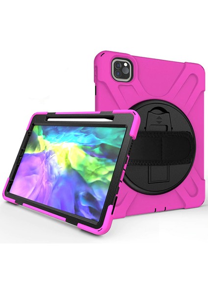 iPad Air 4. Nesil 10.9 Kılıf Shockproof 3 Katmanlı Standlı Zırh Kılıf Kalem Yerli fiyatları