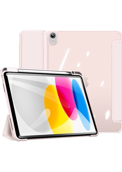 Dux Ducis iPad 10.2 2022 Kılıf Toby Series Kalem Yerli Manyetik Kapaklı Kılıf