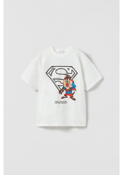 Unisex Süper Tazmanya Canavarı 100. Yıl Özel Baskılı T-Shirt fiyatları