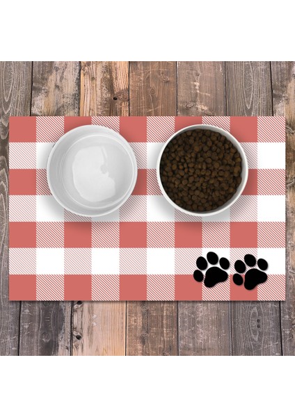 Vinil Kaymaz Tabanlı Keçe Baskılı Evcil Hayvan Pet Mama Paspası 25x40 fiyatları