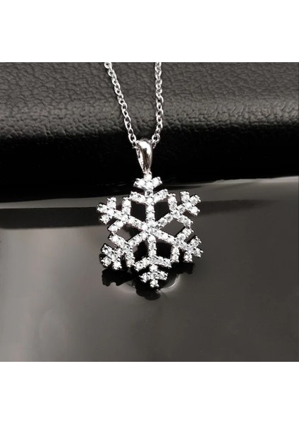 Satürn Işıklı Cam Küre 8cm*6cm Kar Tanesi Kolye Hediyeli fırsatları