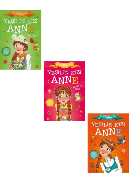 Yeşilin Kızı Anne Seti 3 Kitap Çocuklar Için