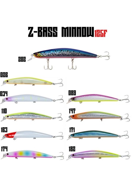 Z-Bass Minnow 125F 12.5 cm 21 gr Maket Balık fiyatları