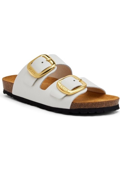 Kadın Terlik 17P8 Frau London Leather Offwhite