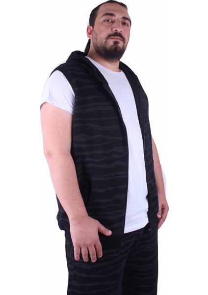 Mocgrande Büyük Beden Unisex Yelek 23600 Siyah fiyatları