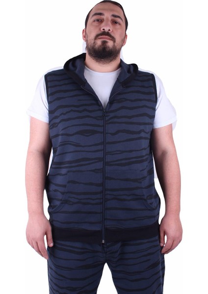 Mocgrande Büyük Beden Unisex Yelek 23600 Indıgo indirimleri