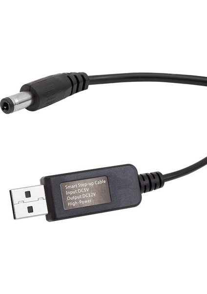 PM-6053 USB To Dc 5.5*2.5mm Uçlu 12 Volt 1 Amper 5 Volt U-12 Volt A Çevirici Adaptör