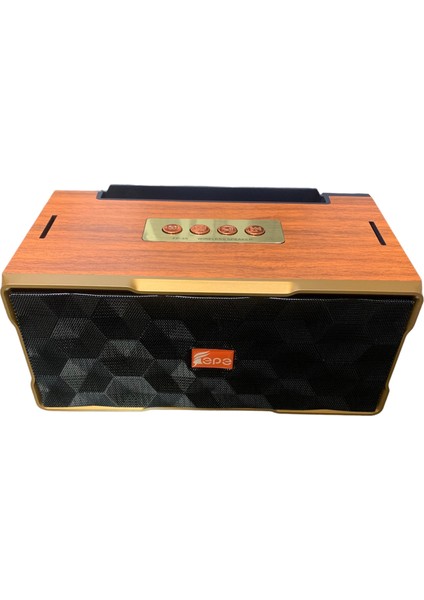 Fp-35 Gerçek Ahşap Standlı Taşınabilir Bluetooth Hoparlör Fm Radyo Surround 15 Watt 4000MAH fiyatları