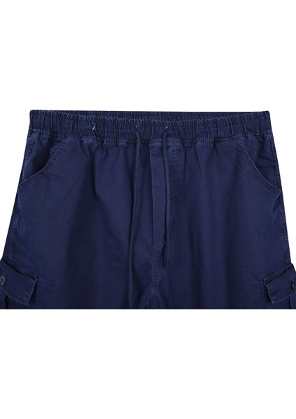 Kargo Cepli Büyük Beden Kot Jogger Pantolon Laci