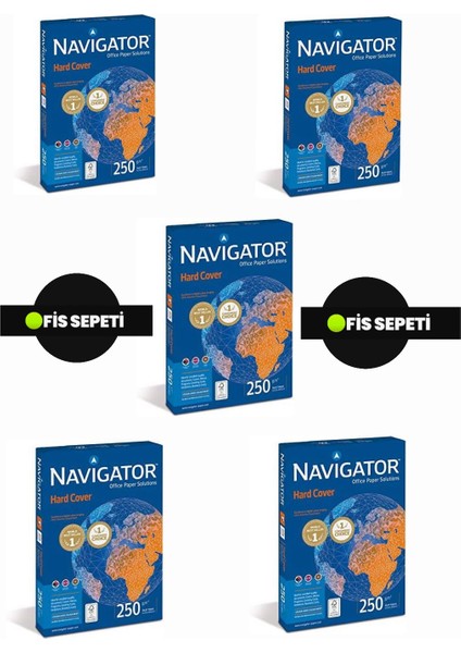 A4 250 gr Fotokopi Kağıdı 5 Paket 625 Yaprak
