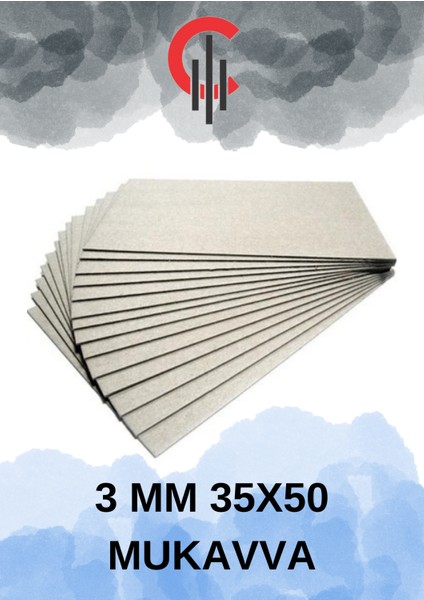 Mukavva 35X50 cm 3 mm 100 Adet