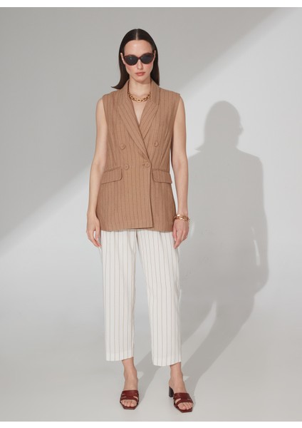 Kruvaze Deve Tüyü Kadın Ceket BULE fiyatları