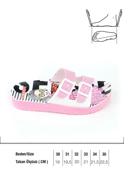 Yazlık Iki Toka Kız Çocuk Terlik fırsatları