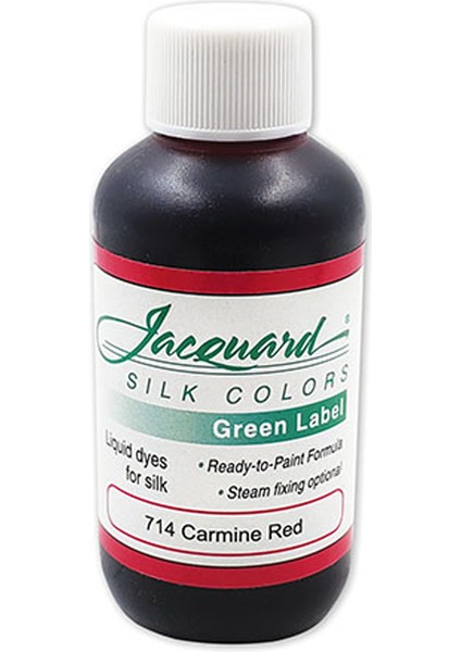 Jacquardgreen Label Silk 60ML Carmine Red