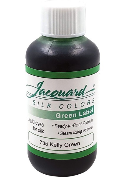 Jacquardgreen Label Silk 60ML Kelly Green