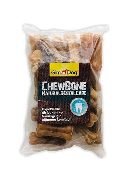Mordimi Ağız ve Diş Sağlığı Için Naturel Köpek Çiğneme Kemiği 25'li 200 gr