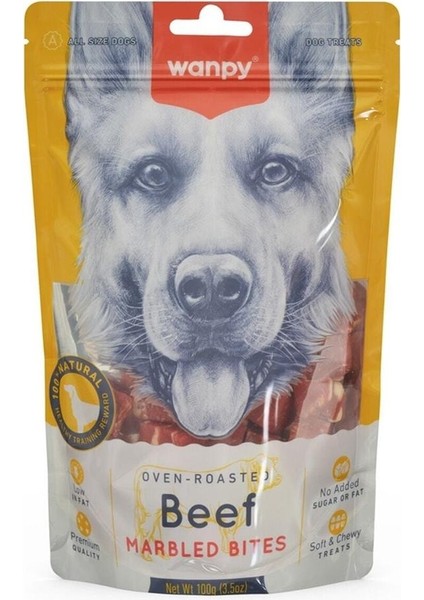 Marbled Köpek Ödül Et Parçaları 100 G