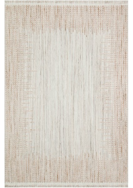 Cozy Czy 01 Grey Beıge Hav Toz Vermez Modern Örgü Dokuma Makine Halısı