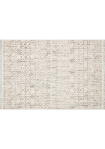 Cozy Czy 02 Grey Beıge Hav Toz Vermez Modern Örgü Dokuma Makine Halısı modelleri