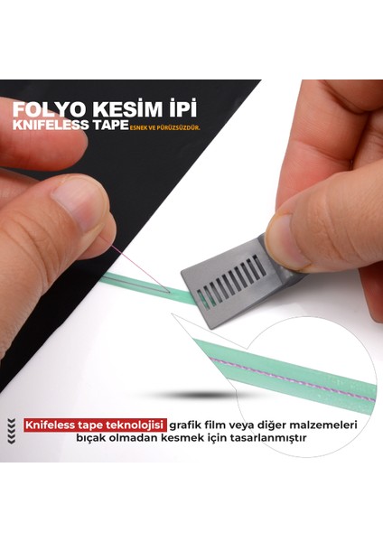 Folyo Kesim Ipi - Desing Line Knifeless Tape 3,5 mm x 2 M