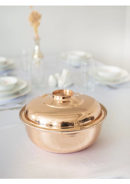 Bakır Tencere Helvane Model 28 CM No:4