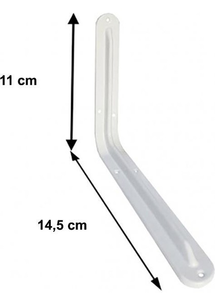 Raf Altı 5x6 mm Beyaz