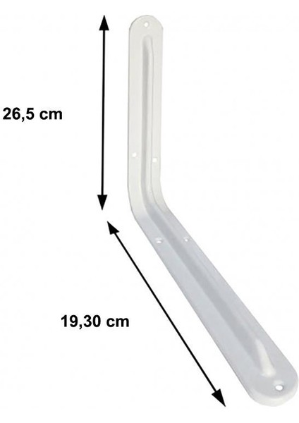 Raf Altı 8X10 mm Beyaz