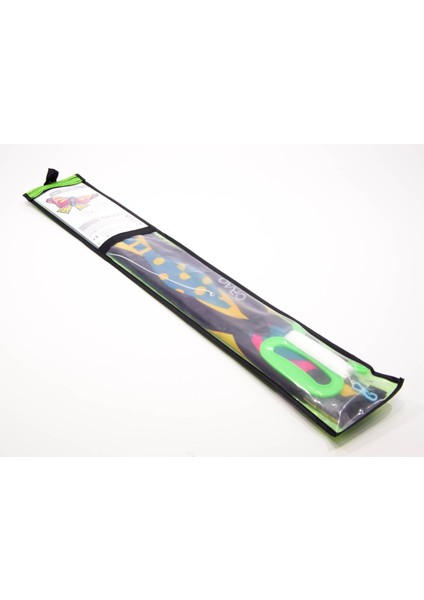 Tek Ipli Uçurtma Çocuk Statik Uçurtmauçurtma 127 x 66 cm Kelebek Pembe / Sarı Orao Meridyendukkan
