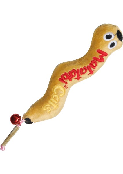Wormy Sesli ve Doğal Matatabili Peluş Kedi Oyuncağı 17 cm (Kedi Otu/nanesi Içermez) fırsatları