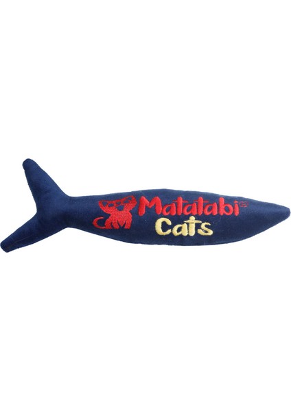 Jr.fish Sesli, Peluş Kedi Oyuncağı 20 cm Matatabi Içerikli (Kedi Nanesi/otu Içermez)