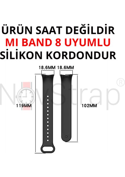 Xiaomi Mi Band 8 Mi Band 9 ile Uyumlu Kordon Klasik Jel Silikon Miband 8 9 Kordon Kayış fiyatları