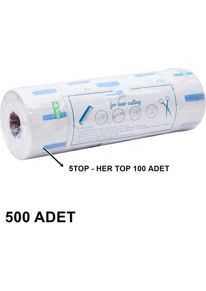 Kuaför Tıraş Boyun Bandı 500 Adet