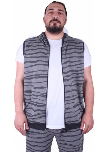 Büyük Beden Unisex Yelek 23600 Gri fiyatları