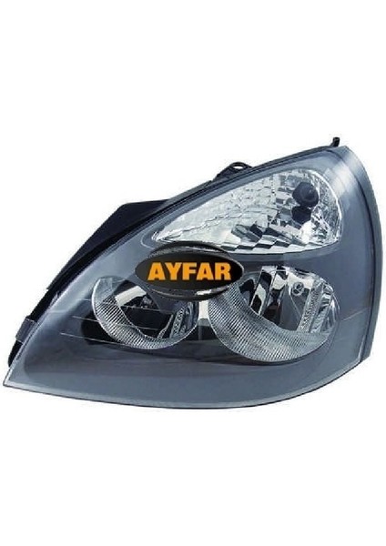 Renault Clio Far Sağ (2005&GT;2009) Gri Çerçeveli