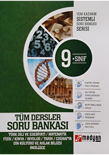 Medyan Yayınları Medyan Yayınları 9. Sınıf Tüm Dersler Soru Bankası