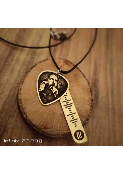 Barış Manço Pena Spotify Kolye Set.