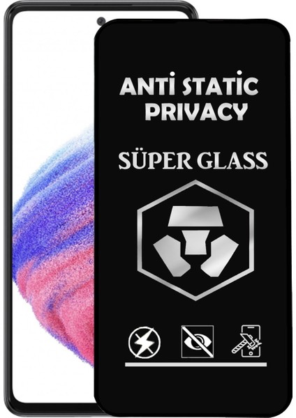 Samsung Galaxy A53 Tam Kaplayan Anti Statik Hayalet Süper Cam Ekran Koruyucu